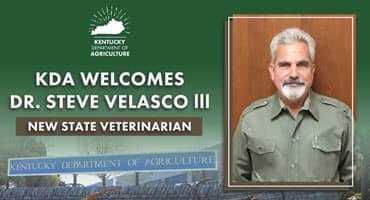 Dr. Steve Velasco III Appointed as Kentucky's State Veterinarian, Strengthening Animal Health Oversight