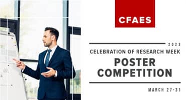 FABE Post-Doctoral Scholar Takes Third Place in CFAES Research Forum Poster Competition