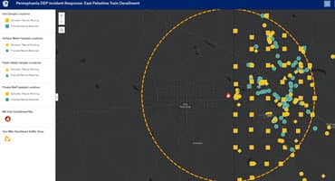 PA Unveils New Interactive Soil and Water Sampling Map, No Contamination from Norfolk Southern Train Derailment