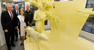 PA Farm Show Butter Sculpture Recycling Shows Positive Impact Dairy Farmers Have on Planet